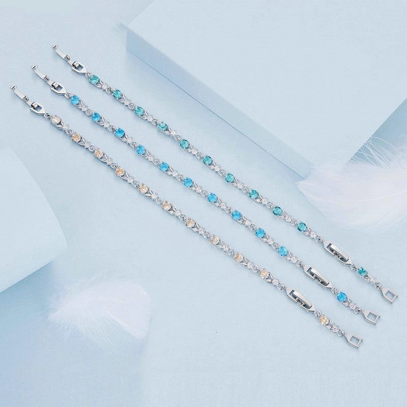 Fashion Versatile Elegant Hollow Diamond Heart Bracelet