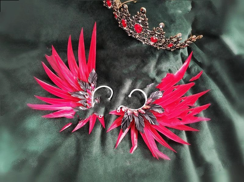 Feather Earrings Angel Wings  Jewelry