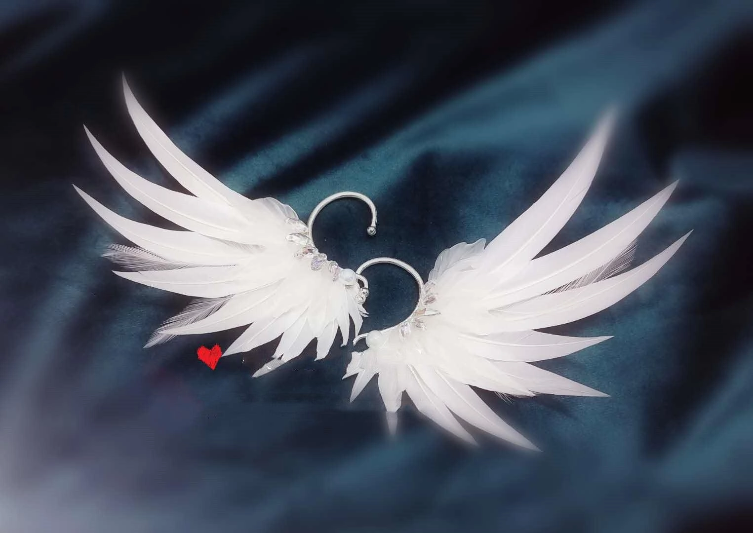 Feather Earrings Angel Wings  Jewelry