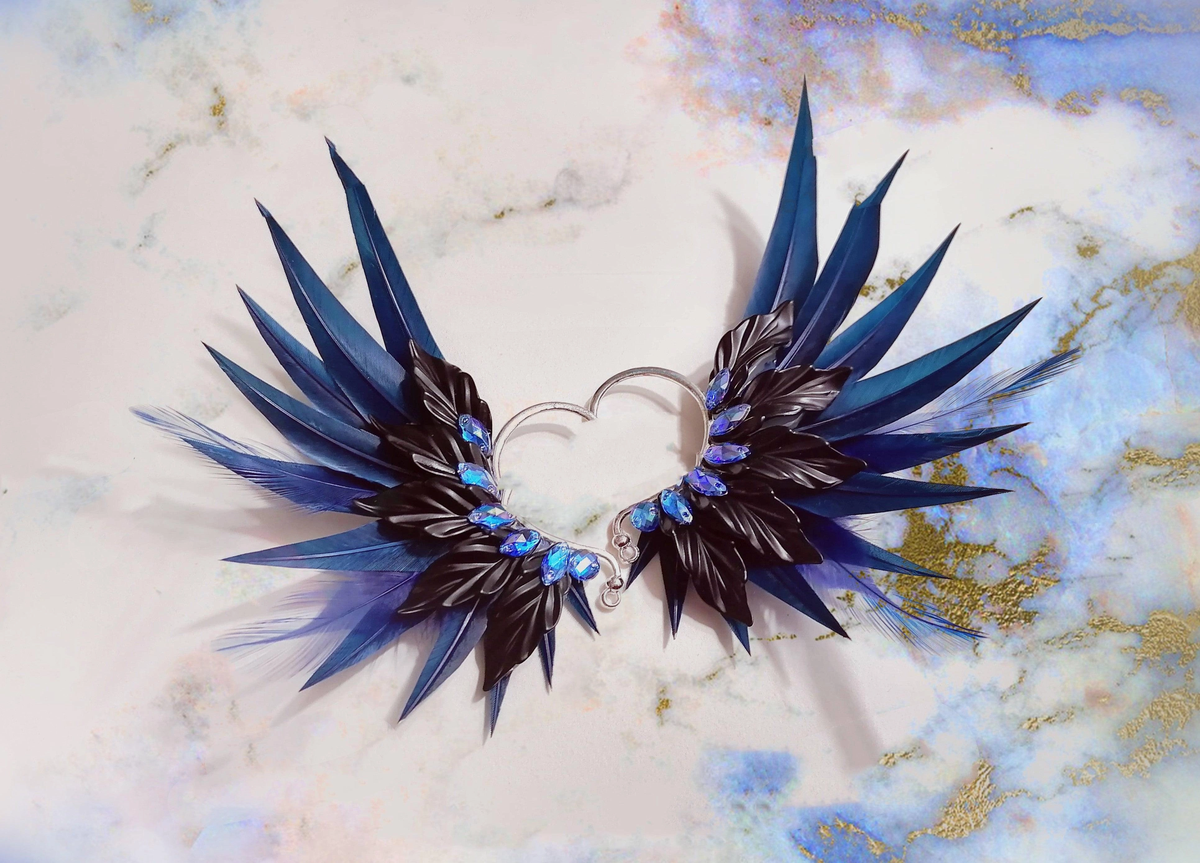 Feather Earrings Angel Wings  Jewelry