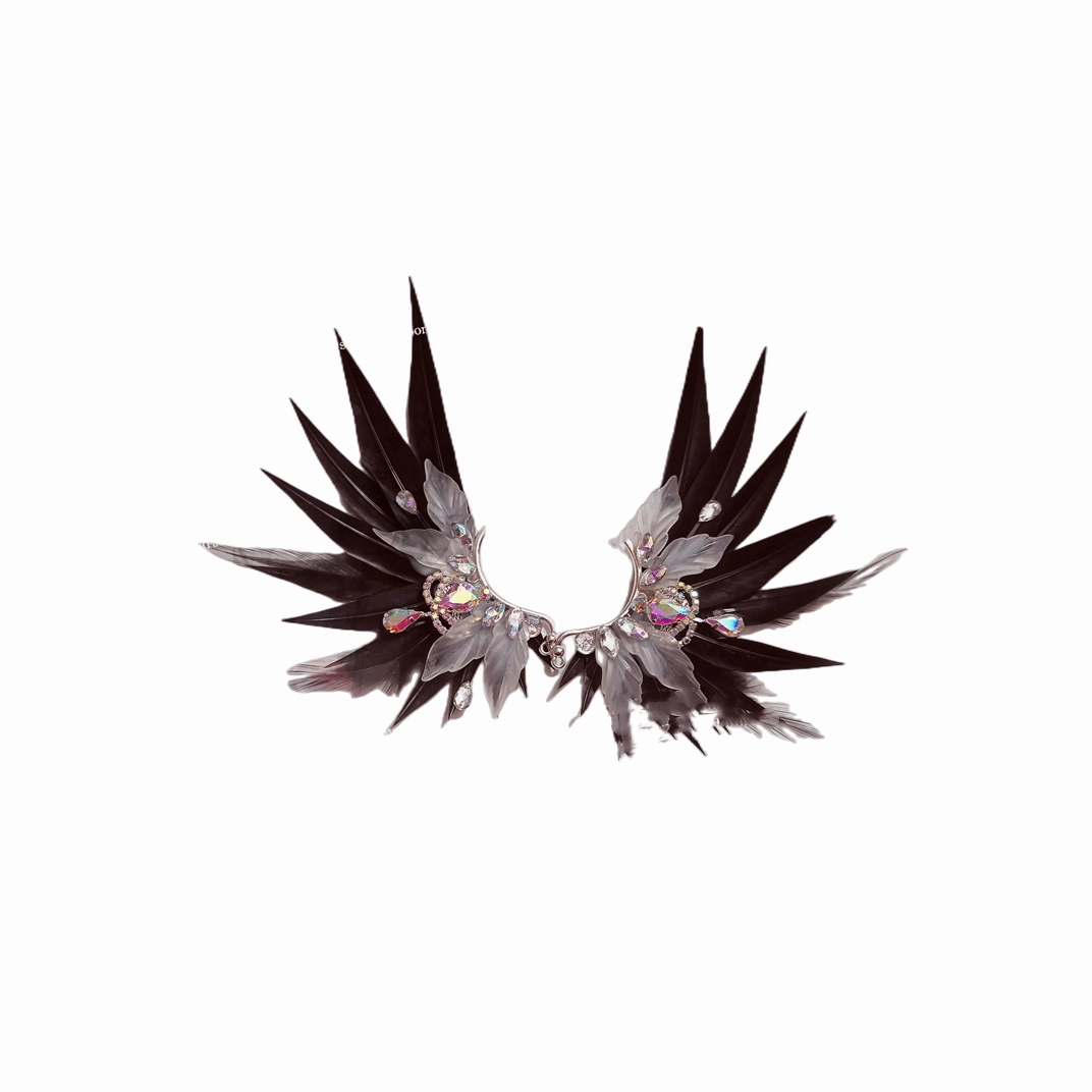 Feather Earrings Angel Wings  Jewelry