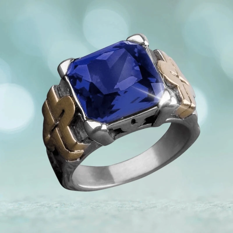 Fiesta Blue Men's Ring