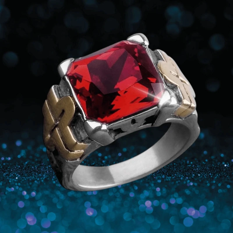 Fiesta Red Men's Ring