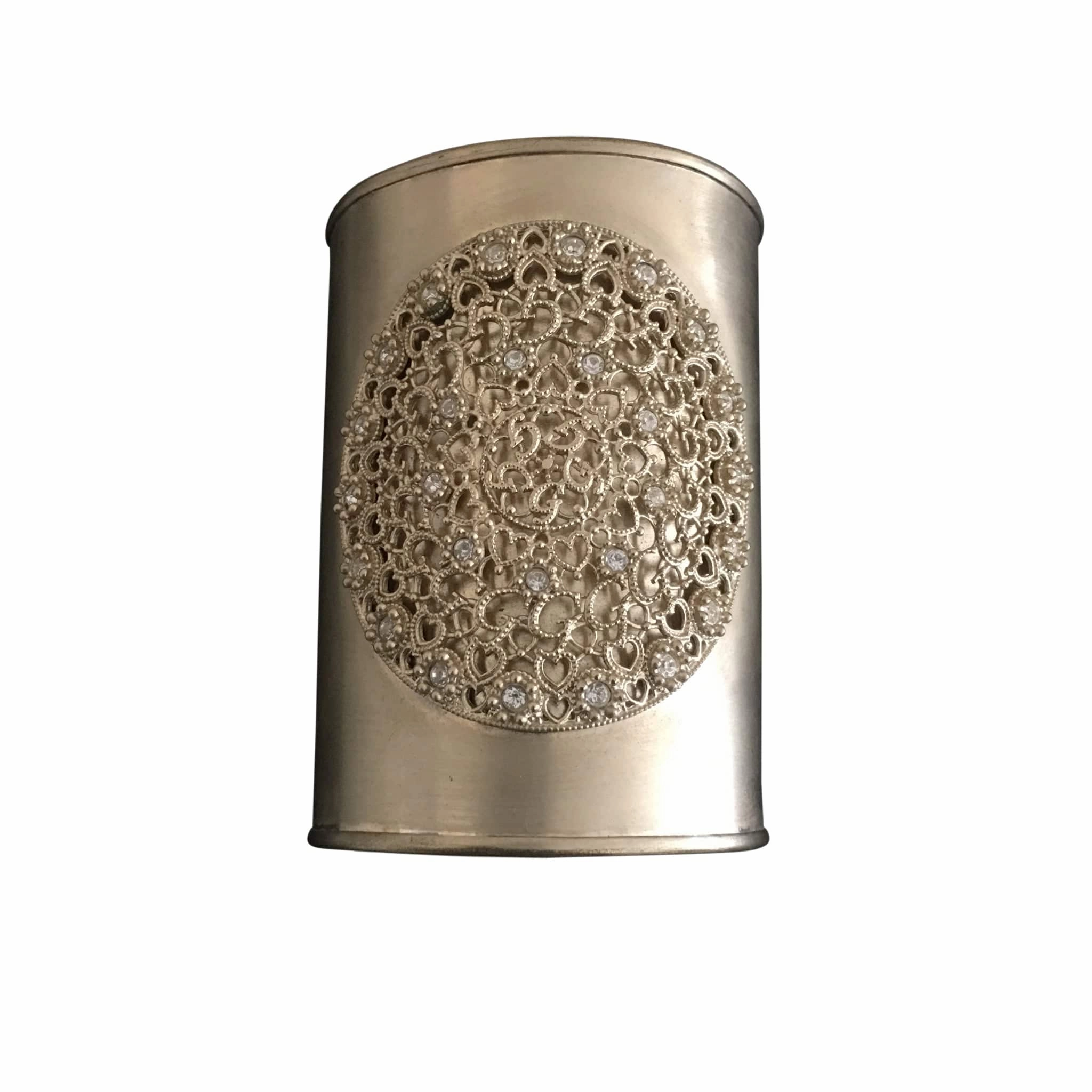 Filigrane Cuff with Swarovsky Crystals Satin Bronze Colour