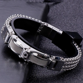 Fine Jewelry Personalized Diamond Studded Bracelet With Keel Bracelet 
