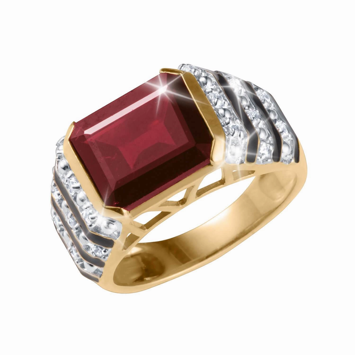 Firestorm Garnet Ring 