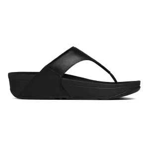 FITFLOP Damen Lulu 2 Thong Schwarz Leder