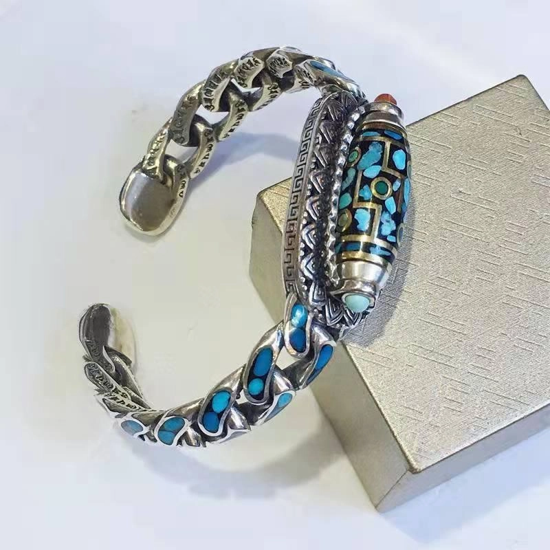 Five-character Mantra Transfer Bracelet From Ulan Flower To Tianzhu