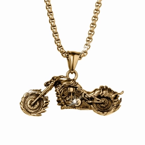 Flaming Rider Pendant 