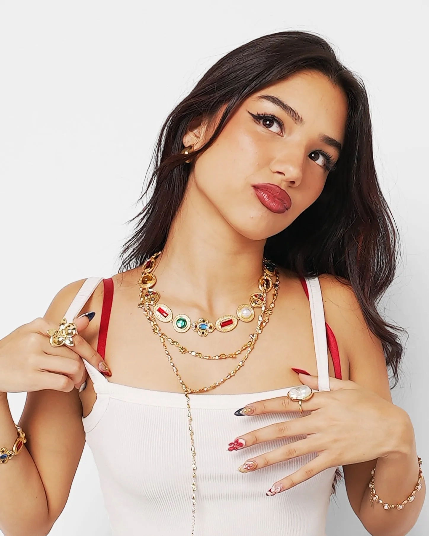 Flor Clusters Necklace