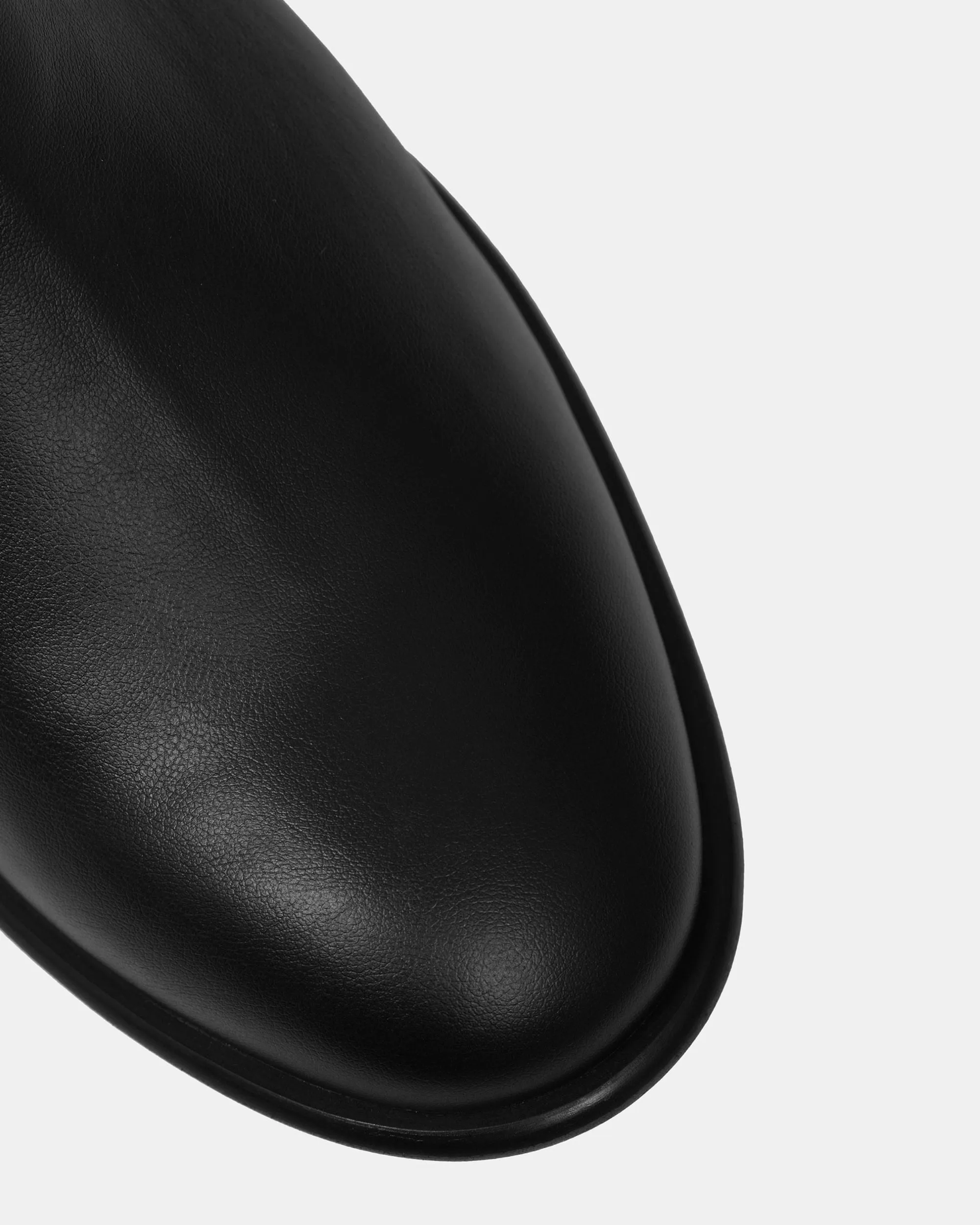 Flossy Vegan-Leder Chelsea Boots | Schwarz
