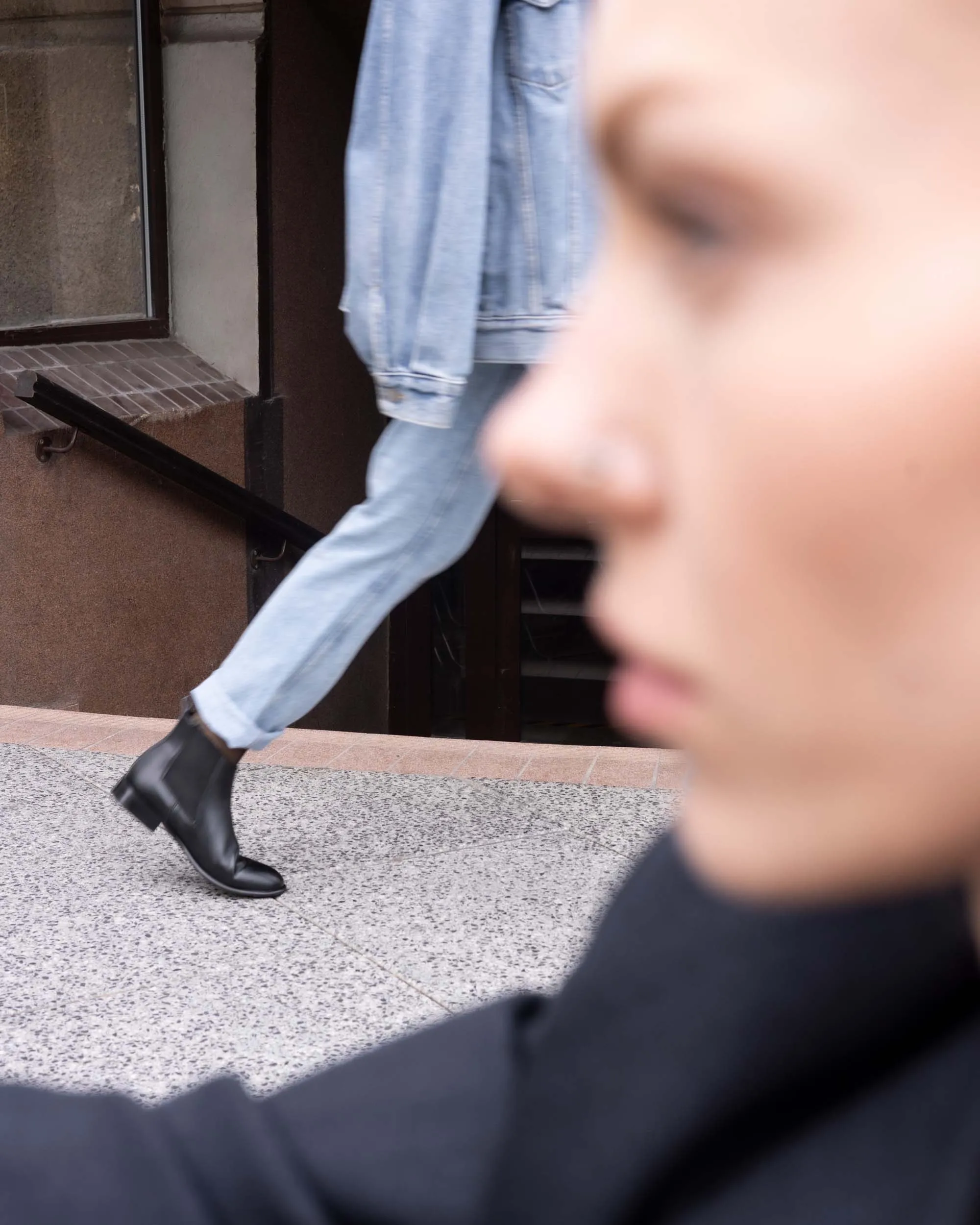 Flossy Vegan-Leder Chelsea Boots | Schwarz