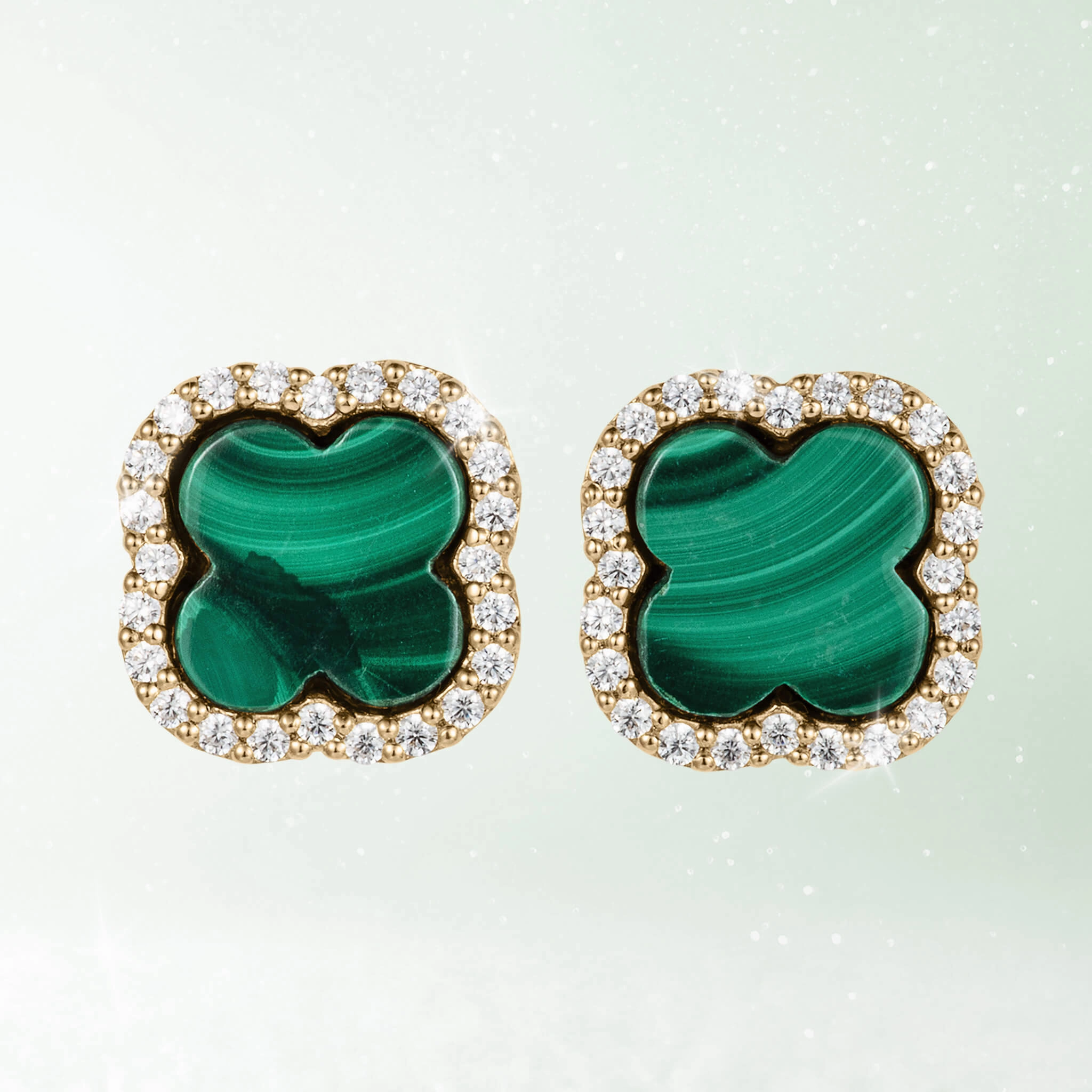 Fortuna Clover Malachite Collection