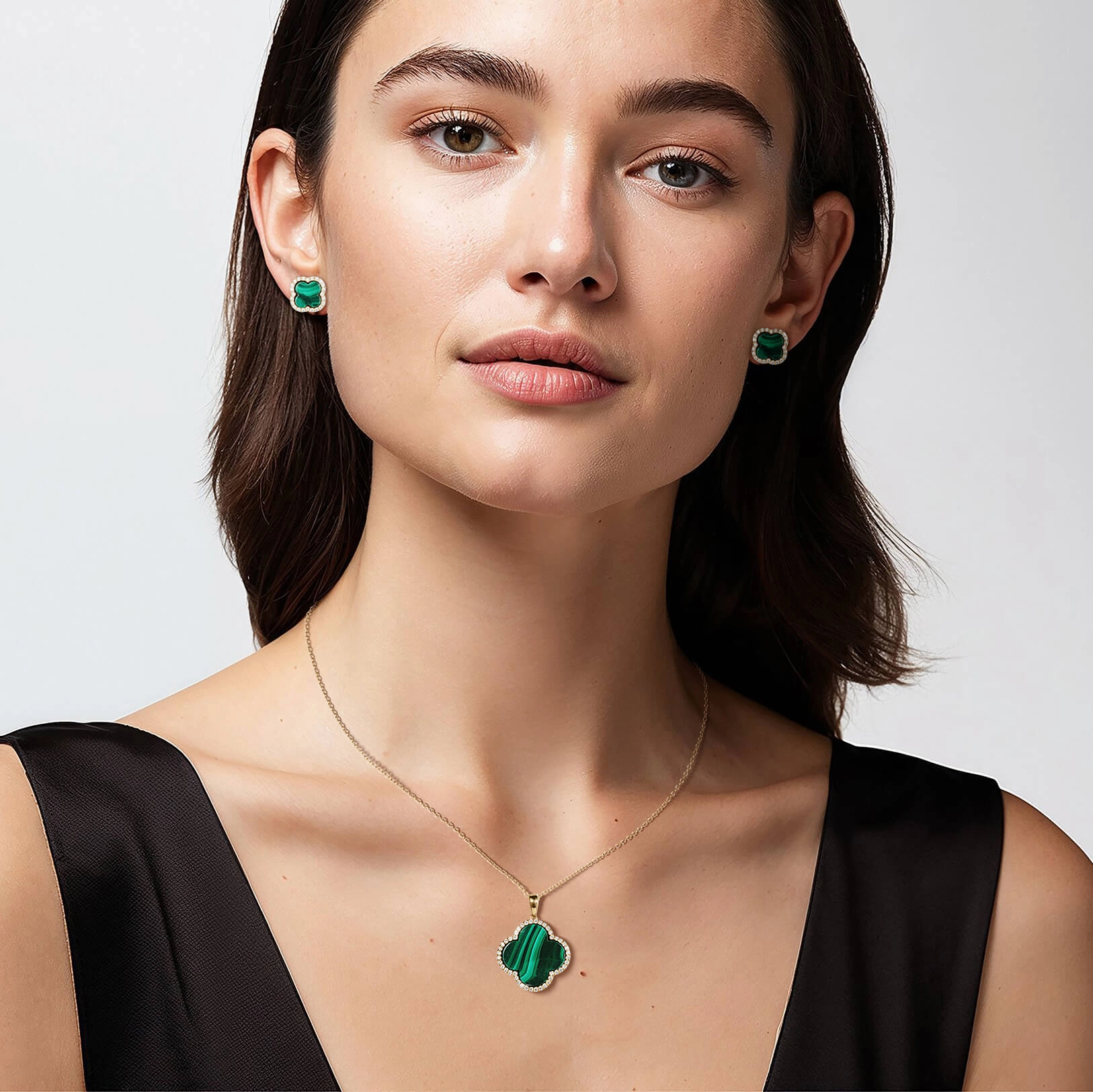 Fortuna Clover Malachite Collection
