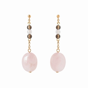 Fossil Earrings Base Metal, Gemstone fashion-jewelry  