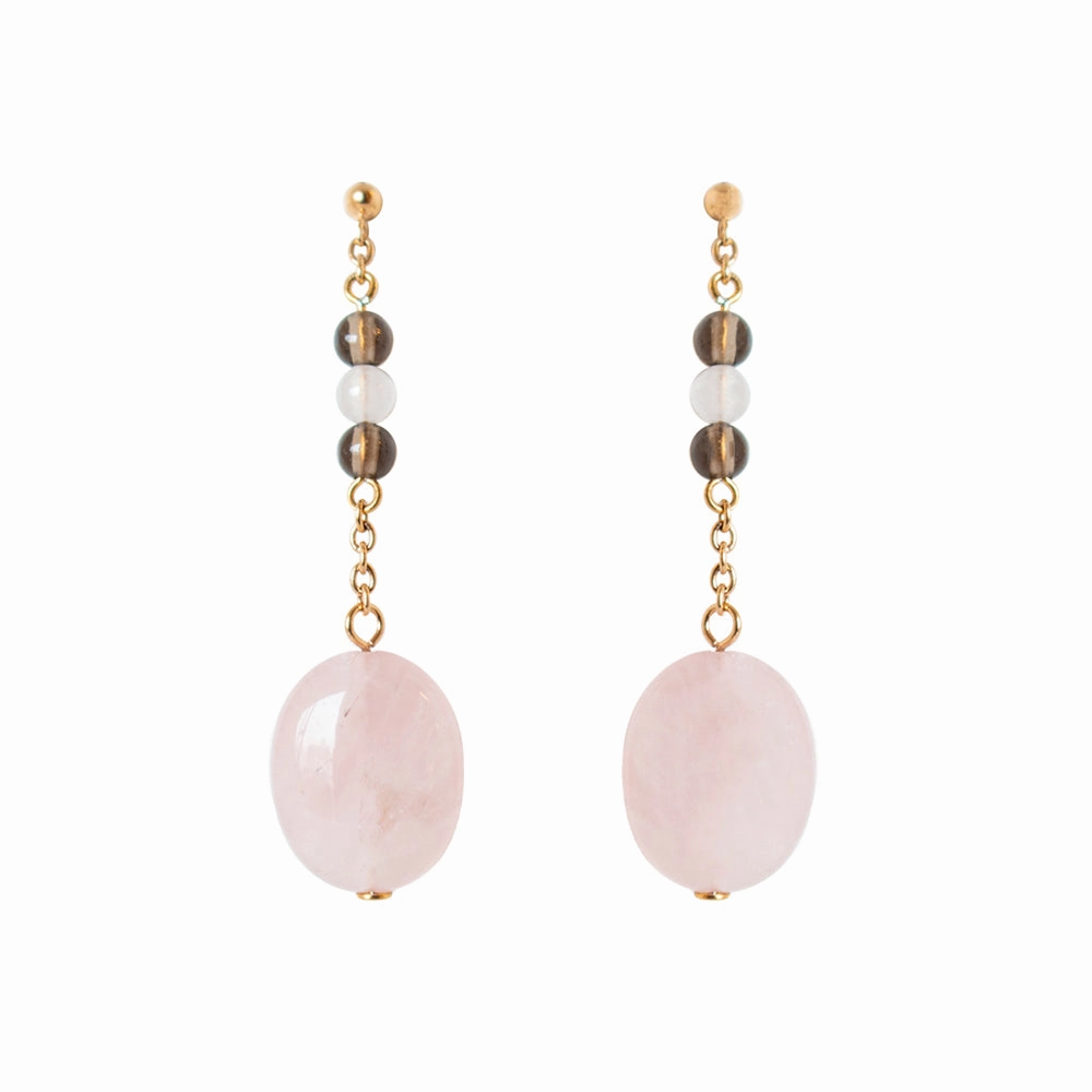 Fossil Earrings Base Metal, Gemstone fashion-jewelry  