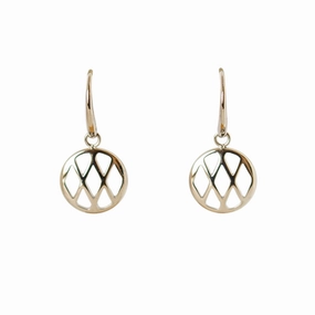 Fossil Earrings Base Metal With Zircon, Silver Color fashion-jewelry  