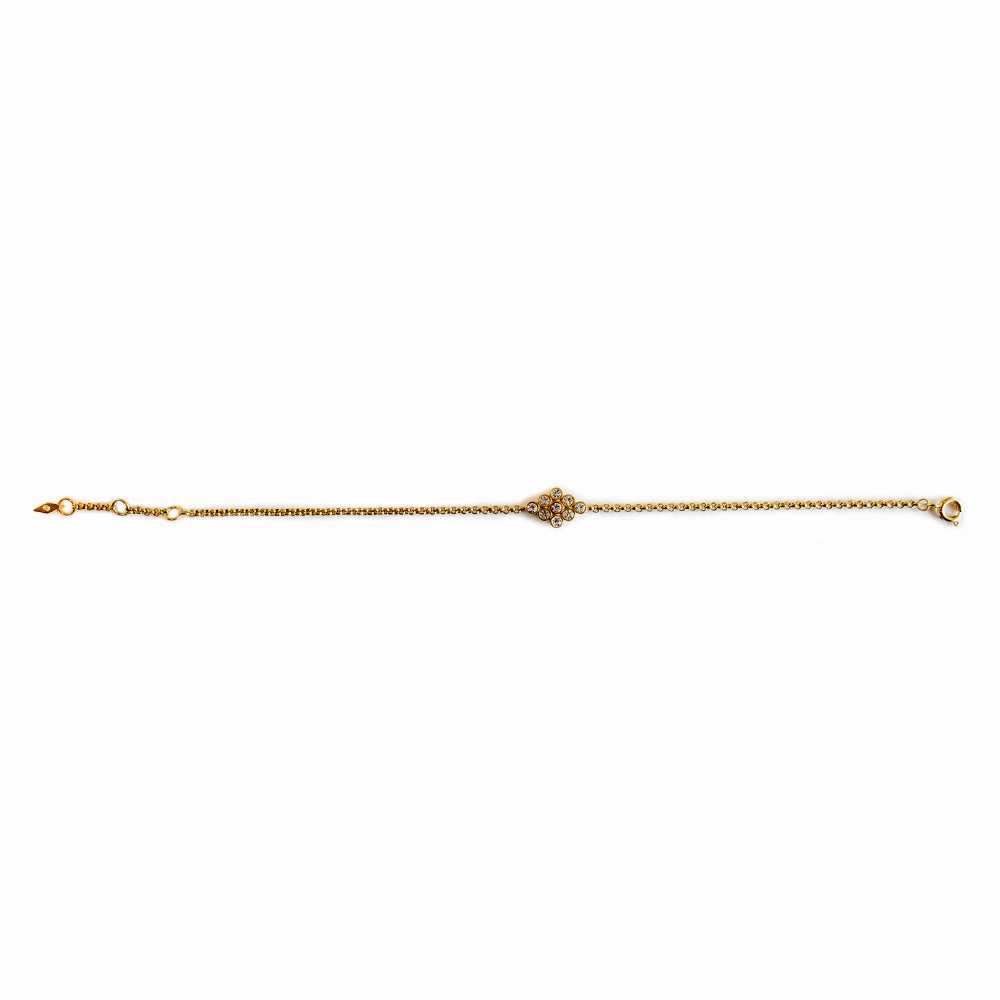 Fossil Ladies Bracelet Stainless Steel, Gold Color With Stones fashion-jewelry  