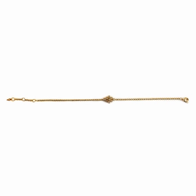 Fossil Ladies Bracelet Stainless Steel, Gold Color With Stones fashion-jewelry  