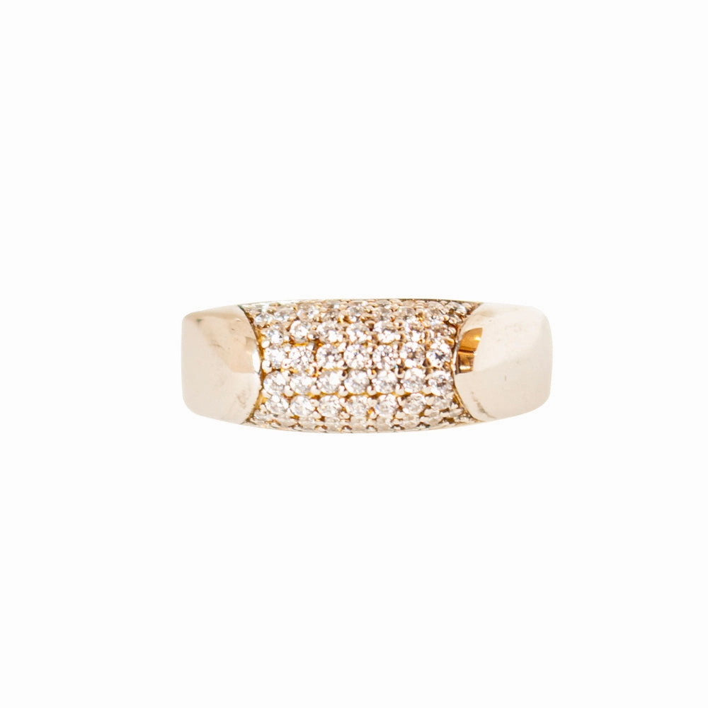 Fossil Ladies Ring Sterling Silver With Zircon fashion-jewelry  