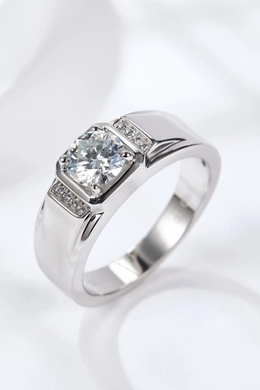 From The Heart 1 Carat Moissanite Ring 