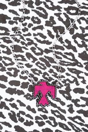 Fuchsia Stockton Naja Necklace texture-rose-gold  
