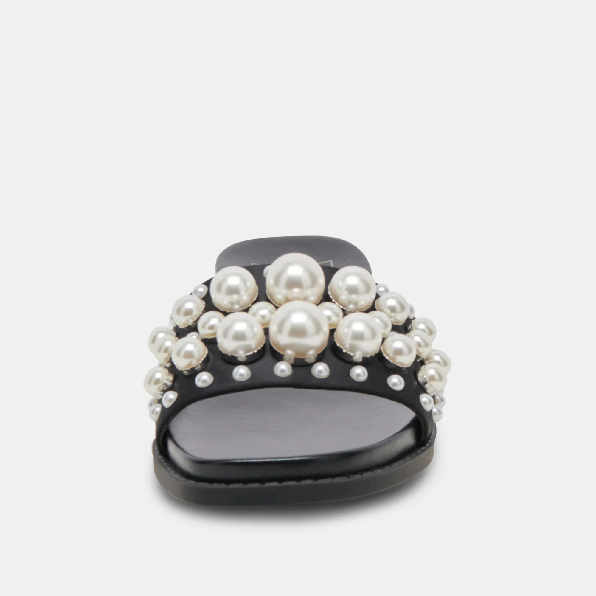 GABBI PEARL SANDALETTEN SCHWARZE PERLEN