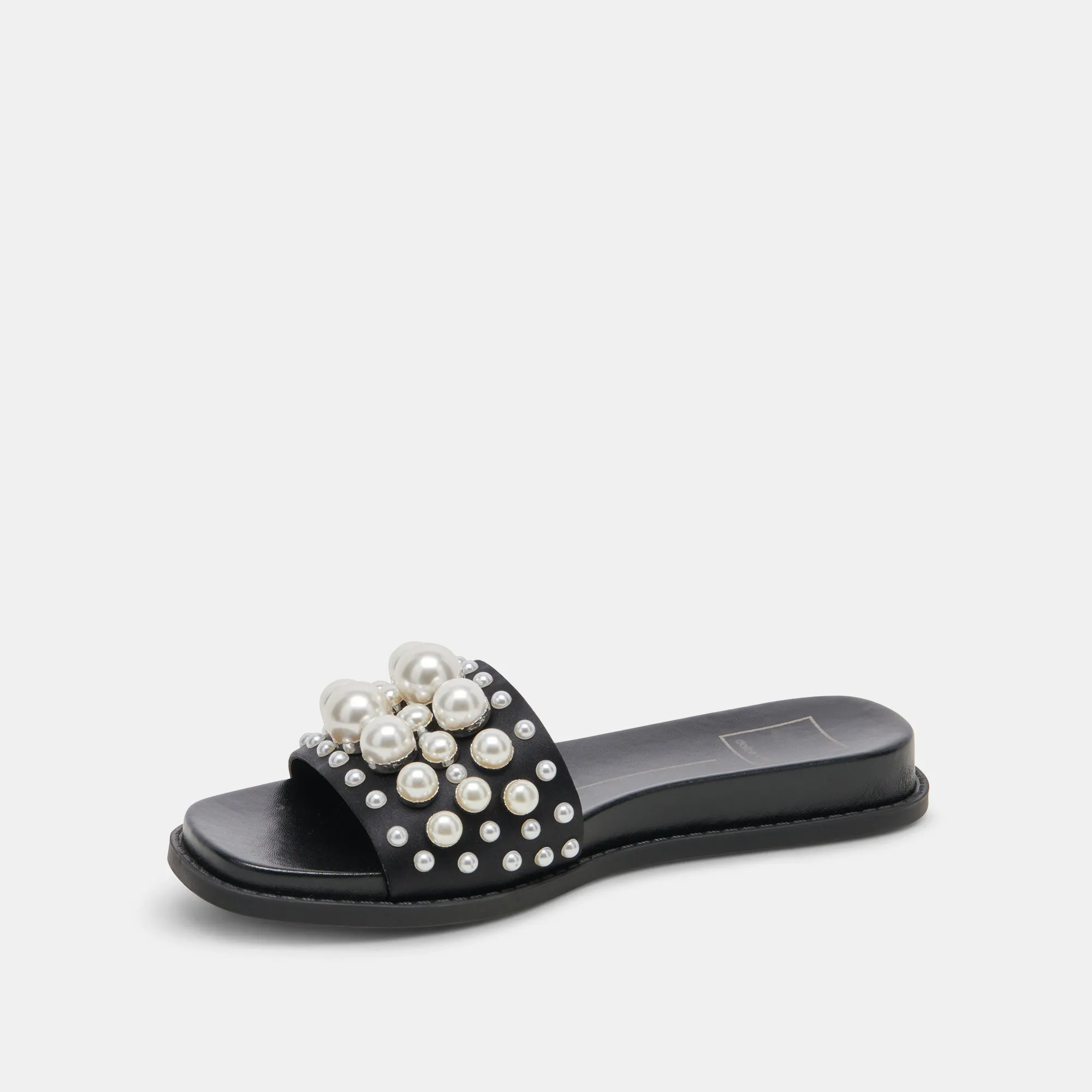 GABBI PEARL SANDALETTEN SCHWARZE PERLEN