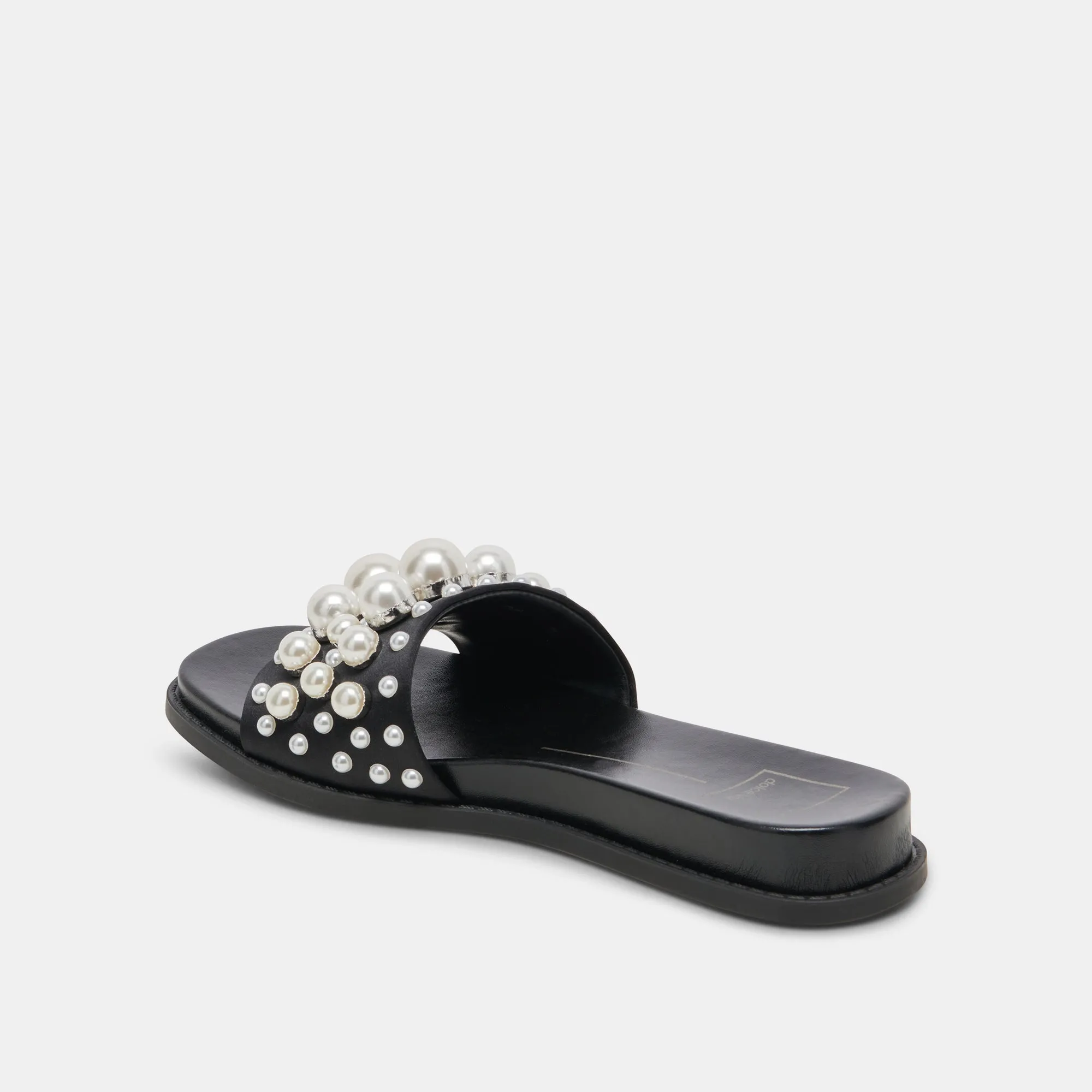 GABBI PEARL SANDALETTEN SCHWARZE PERLEN