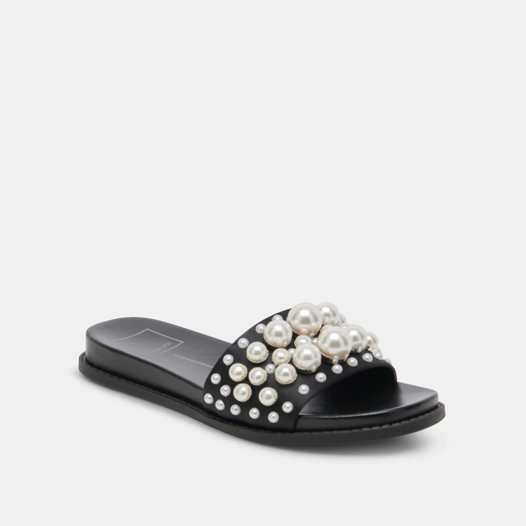 GABBI PEARL SANDALETTEN SCHWARZE PERLEN