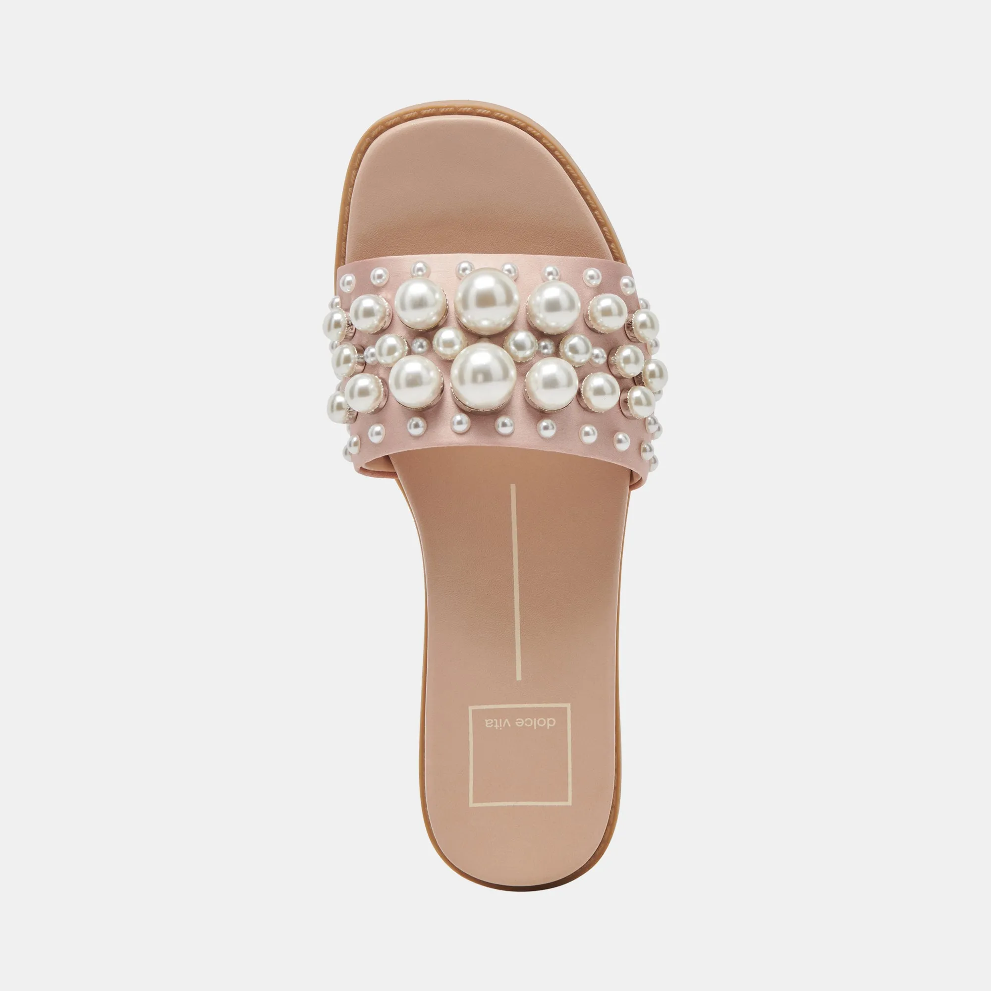 GABBI PEARL SANDALEN ROSÉ PERLEN