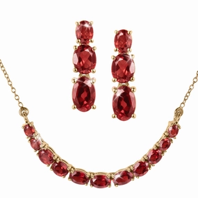 Garnet Glimmer Collection suit-set  