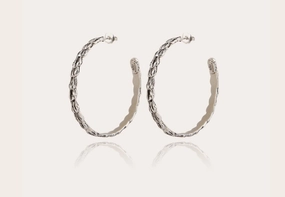 GAS BIJOUX - LIANE SILVER HOOP EARRINGS ear-ear-stud  