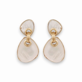 GAS BIJOUX - SILIA MOTHE ROF PEARL EARRINGS ear-ear-stud  