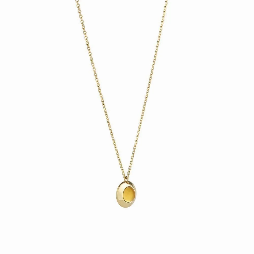 Gems of Cosmo 18K Gold Necklace w. Citrin