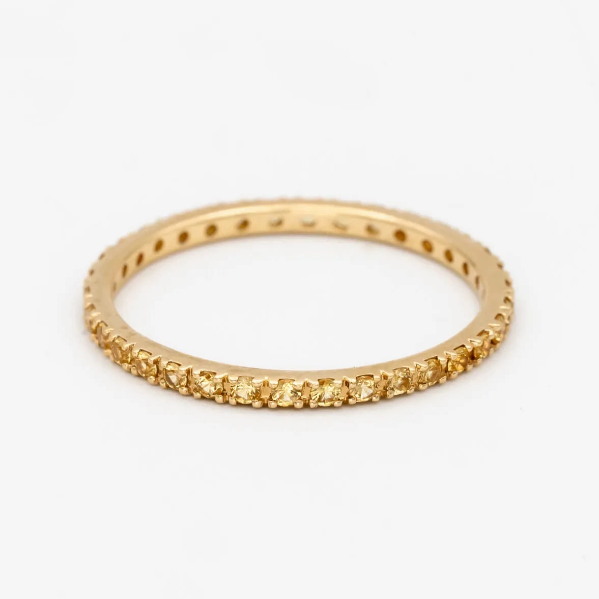 Gemstone Eternity Band
