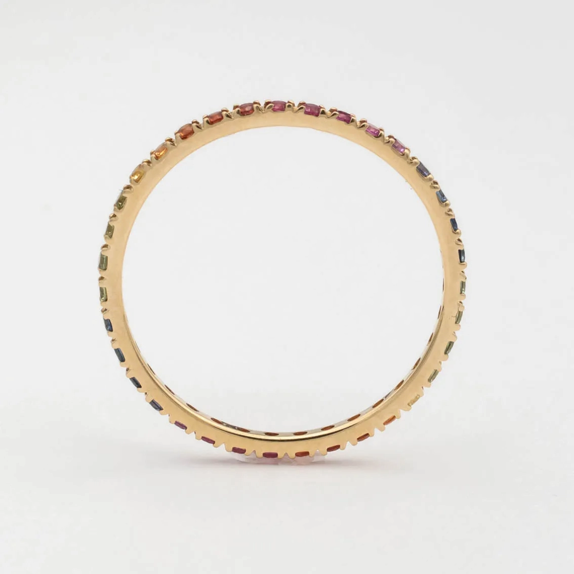 Gemstone Eternity Band
