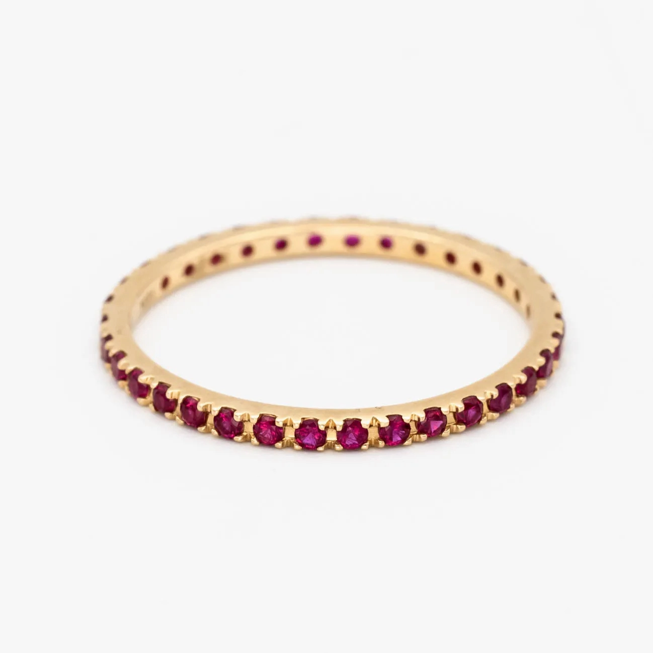 Gemstone Eternity Band