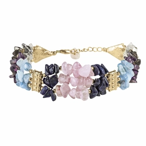 Gemstone Serenade Bracelet hand-chain-bracelet  