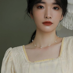 Gentle And Versatile Pearl Necklace 