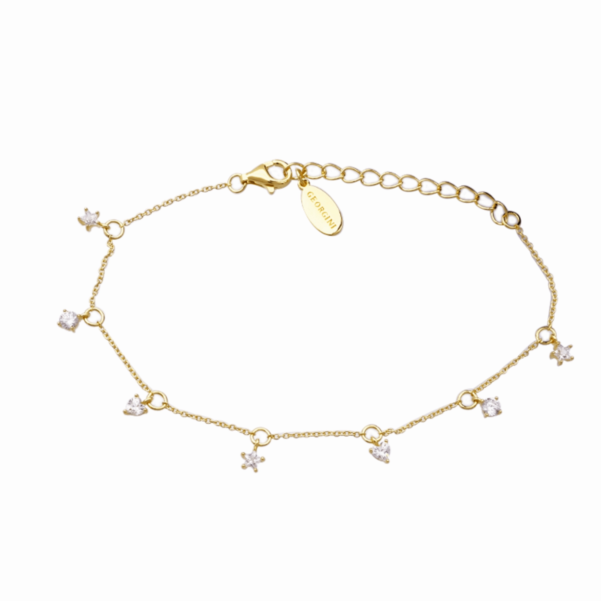 Georgini A Christmas Journey Clara Bracelet Gold hand-chain-bracelet  