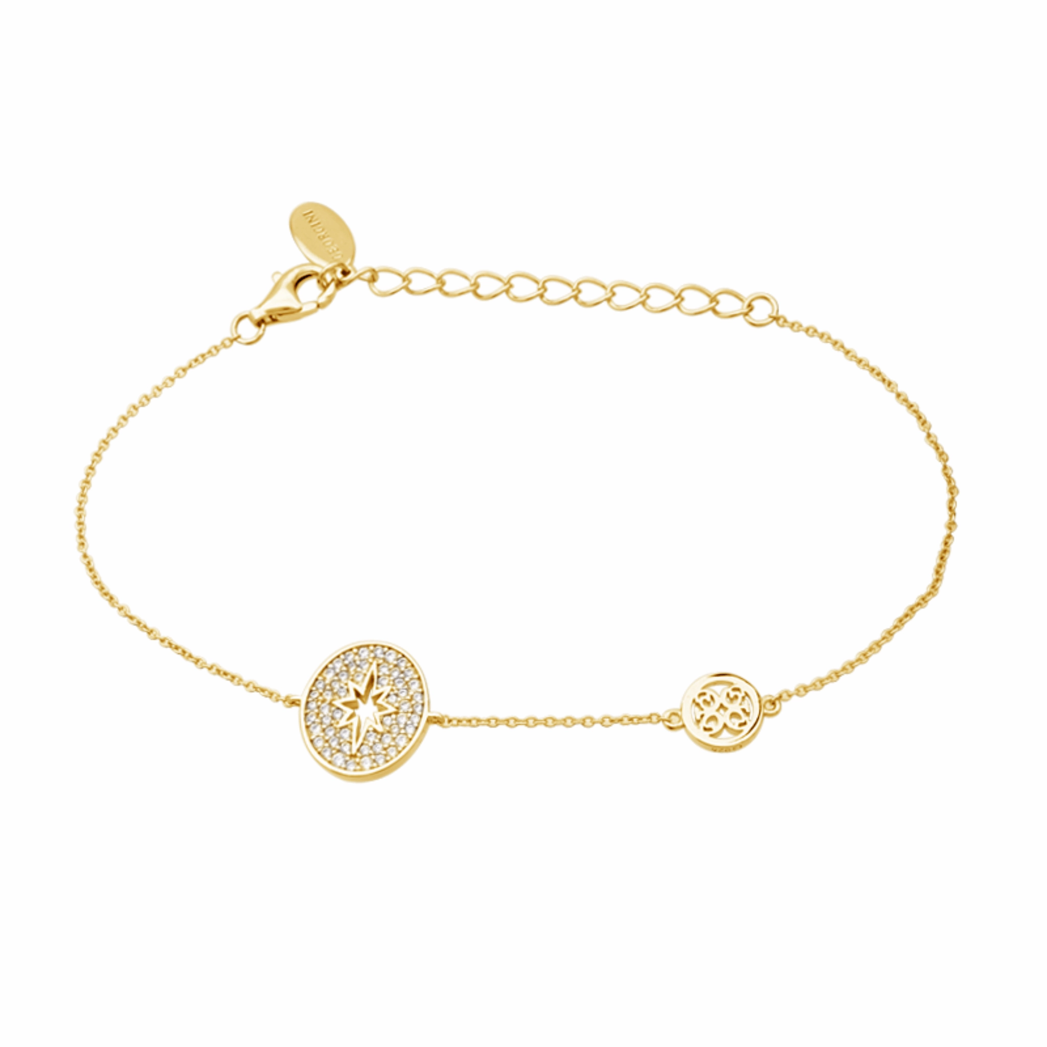 Georgini A Christmas Journey Follow The Star Bracelet Gold hand-chain-bracelet  