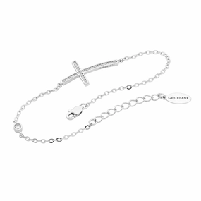 Georgini Cross Bracelet Silver hand-chain-bracelet  