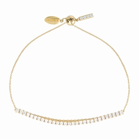Georgini Iconic Bridal Vera 2mm Bracelet Gold Adjustable hand-chain-bracelet  