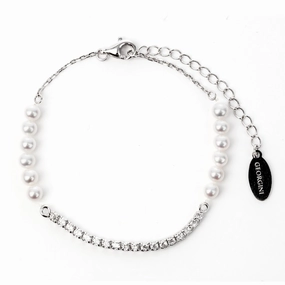 Georgini Oceans Whitehaven Freshwater Pearl Tennis Bracelet 16cm  4cm hand-chain-bracelet  