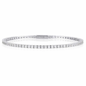 Georgini Selena 2mm Tennis Bracelet Silver 17.5cm hand-chain-bracelet  