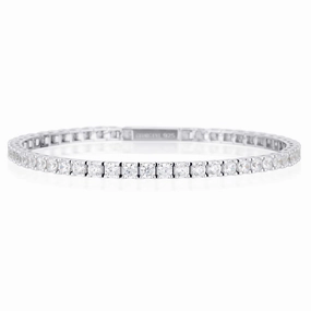 Georgini Selena 3mm Tennis Bracelet Silver Large 19.5cm hand-chain-bracelet  