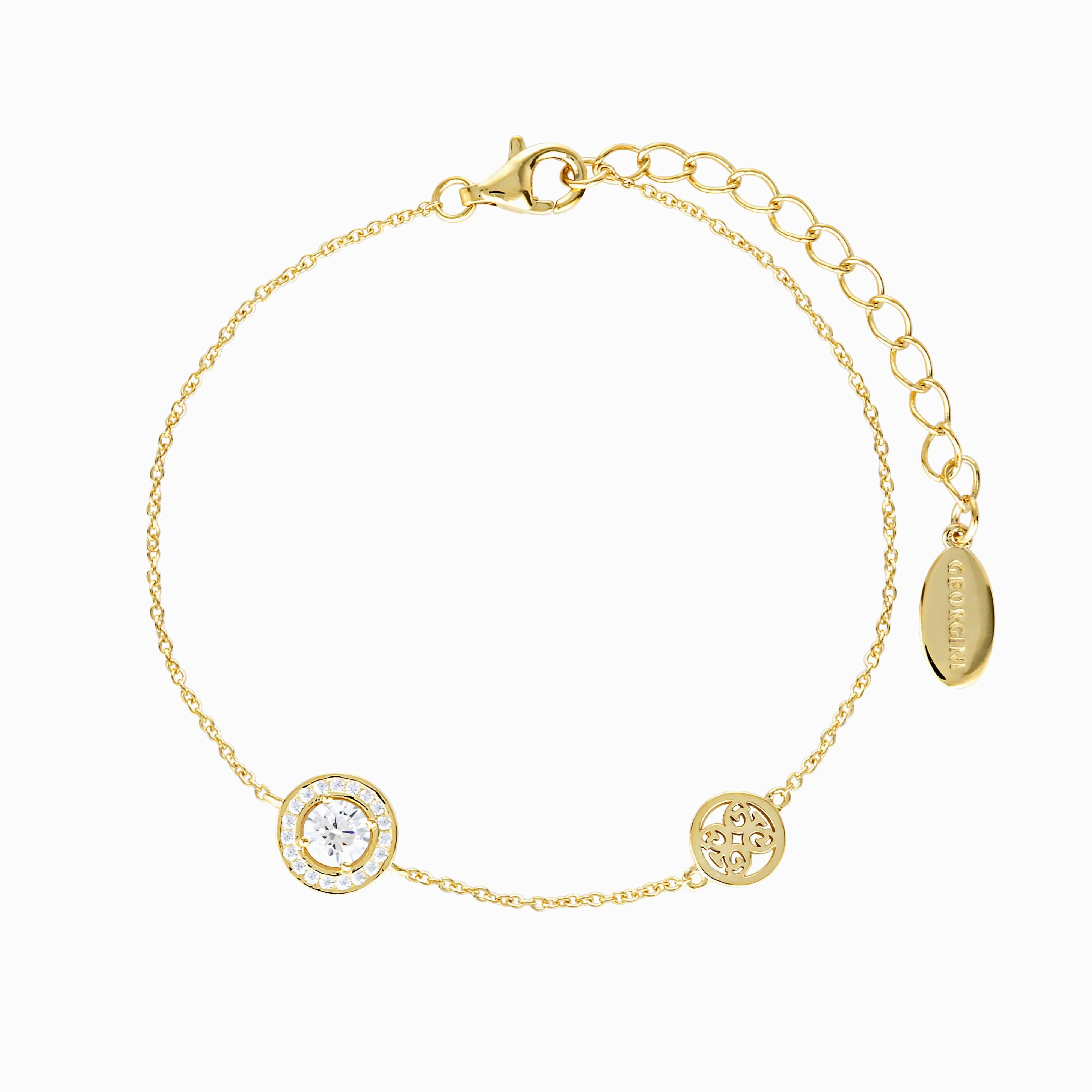Georgini Signature Memento Bracelet Gold hand-chain-bracelet  