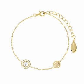 Georgini Signature Memento Bracelet Gold hand-chain-bracelet  