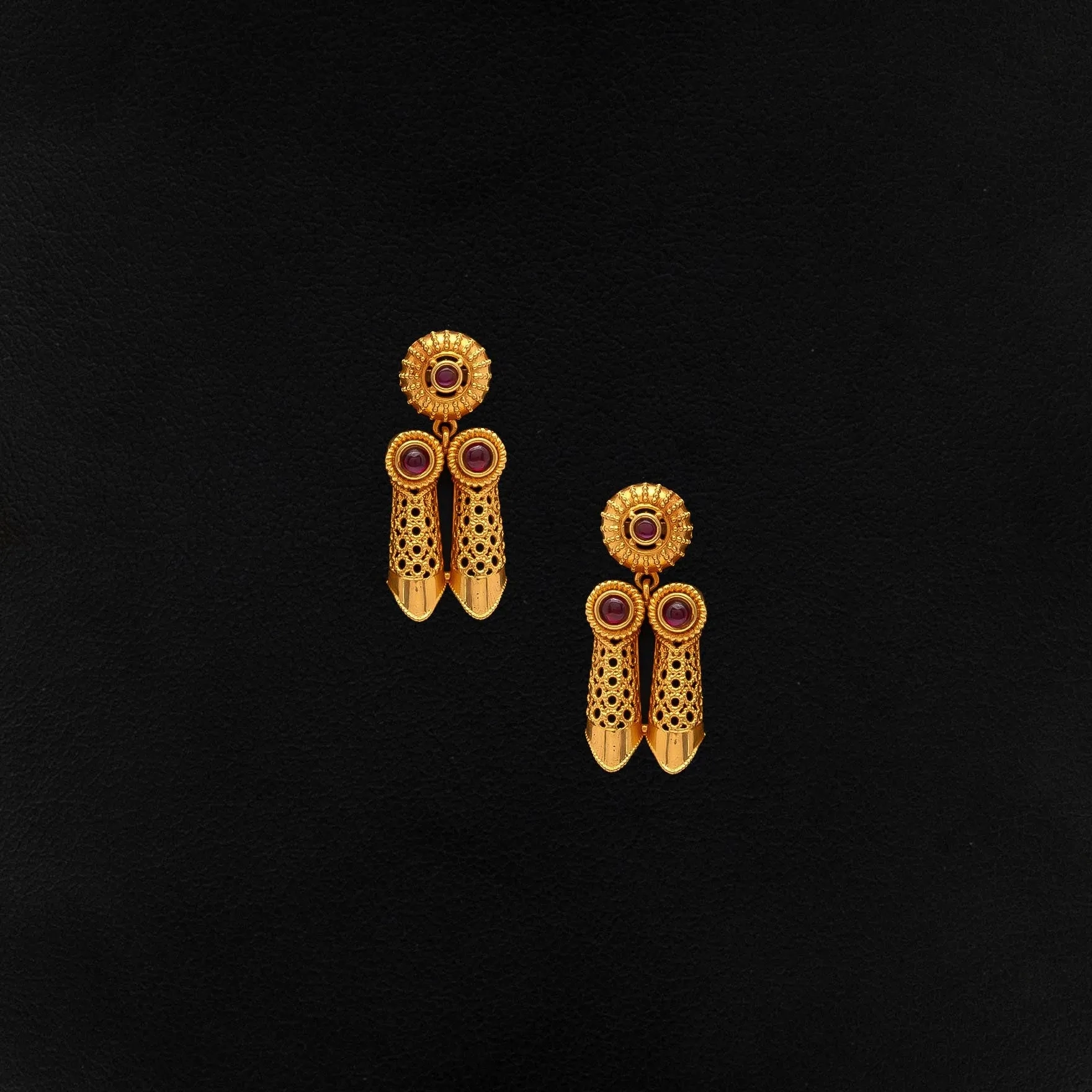 GERU STONE EARRING PSGRHSTSR10R-002